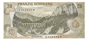 Austria / P-142 / 20 Schilling / 02.07.1967 (1968)