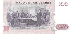 Chile / P-152b / 100 Pesos / 1983