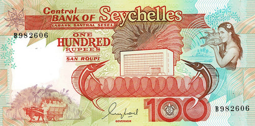 Seychelles P-35 100 Rupees ND (1989)