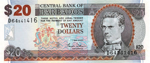 Barbados P-69a 20 Dollars 01.05.2007