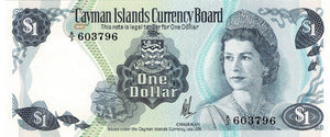Cayman Islands P-5a 1 Dollar L 1974 (1985)