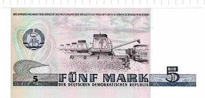 Germany Democratic Republic / P-27ar / 5 Mark / 1975 / REPLACEMENT