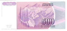 Yugoslavia / P-113 / 500 Dinara / 1992