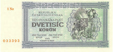 Czechoslovakia P-50As 2'000 Korun 1945