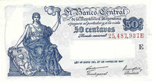 Argentina / P-256 / 50 Centavos / L 1947 (1948-50)