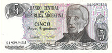 Argentina / P-312a / 5 Pesos Argentinos / ND (1983-84)