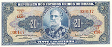 Brazil / P-168b / 20 Cruzeiros / ND (1963)
