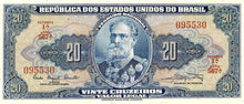 Brazil / P-168a / 20 Cruzeiros / ND (1961)