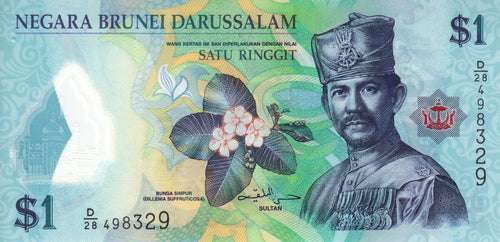 Brunei P-35b 1 Ringgit 2013