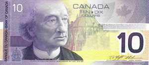 Canada / P-102b / 10 Dollars / 2001