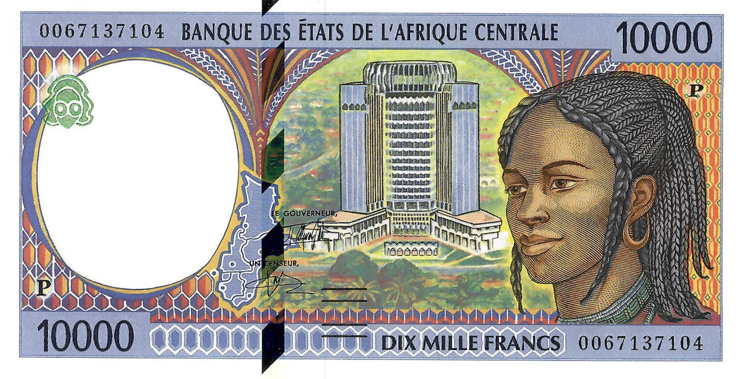 Central African States / Chad / P-605Pf / 10'000 Francs / (20)00