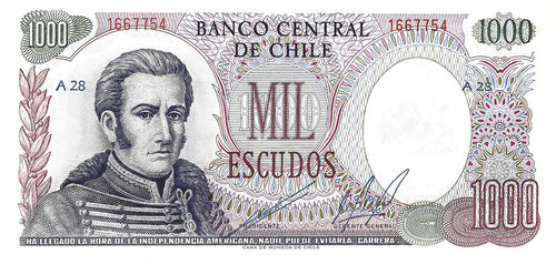 Chile / P-146 / 1000  Escudos / ND