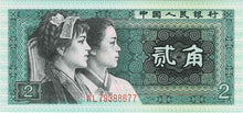 China / P-882 / 2 Jiao / 1980