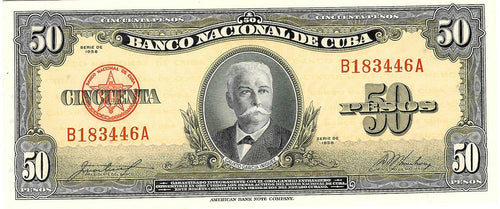 Cuba / P-81b / 50 Pesos / 1958