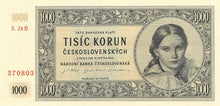 Czechoslovakia / P-74as / 1000 Korun / 16.05.1945 / SPECIMEN