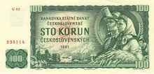 Czechoslovakia / P-91k/ 100 Korun / 1961