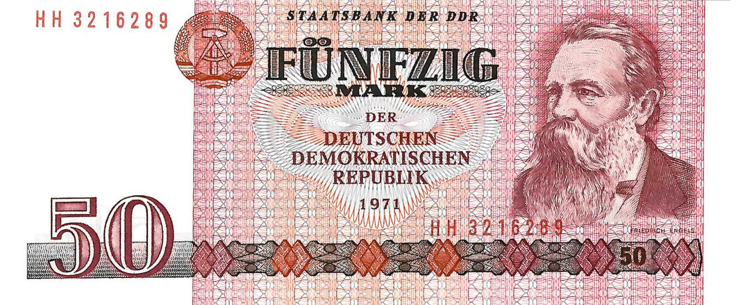 Germany Democratic Republic / P-30b / 50 Mark / 1971