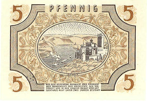Germany / P-S1004 / 5 Pfennig /  15.10.1947 / Rheinland-Pfalz