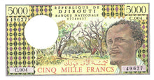 Djibouti / P-38d / 5'000 Francs / ND (1979)
