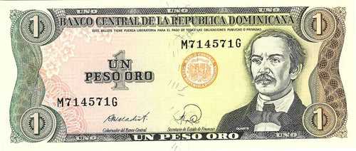 Dominican Republic / P-126c / 1 Peso Oro / 1988)
