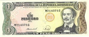 Dominican Republic / P-126c / 1 Peso Oro / 1988)