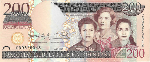 Dominican Republic / P-178 / 200 Peso Oro / 2007