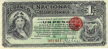 Dominican Republic / P-S131r / 1 Peso / ND