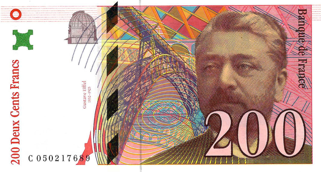 France / P-159b / 200 Francs / 1997