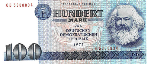 Germany Democratic Republic P-31b 100 Mark 1975
