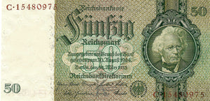 Germany P182a 50 Reichsmark 30.03.1933