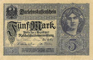 Germany / P-056 / 5 Mark / 01.08.1917