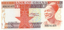 Ghana / P-19c / 5 Cedis / 06.03.1982