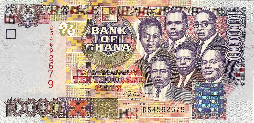 Ghana / P-35b / 10'000 Cedis / 04.08.2003