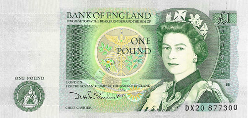 Great Britain / P-377b / 1 Pound / ND (1981-84)