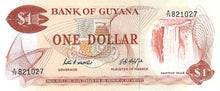 Guyana / P-21d / 1 Dollar / ND (1966-92)