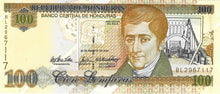 Honduras / P-077g / 100 Lempiras / 26.08.2004