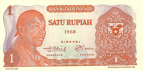 Indonesia / P-102a / 1 Rupiah / 1968