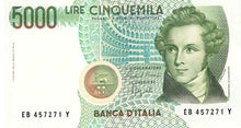 Italy / P-111b / 5'000 Lire / 04.01.1985