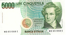 Italy P-111c 5'000 Lire 04.01.1985