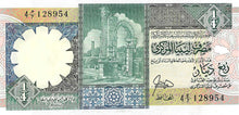 Libya / P-57a / 1/4 Dinar / ND (1991)