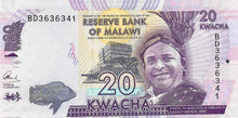 Malawi / P-63c / 20 Kwacha / 01.01.2016
