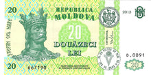 Moldova / P-13j / 20 Lei / 2013