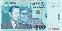Morocco P-71 200 Dirhams AH1423/2002