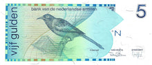 Netherlands Antilles P-22a 5 Gulden 31.03.1986