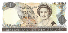 New Zealand / P-169b / 1 Dollar / ND (1985-89)