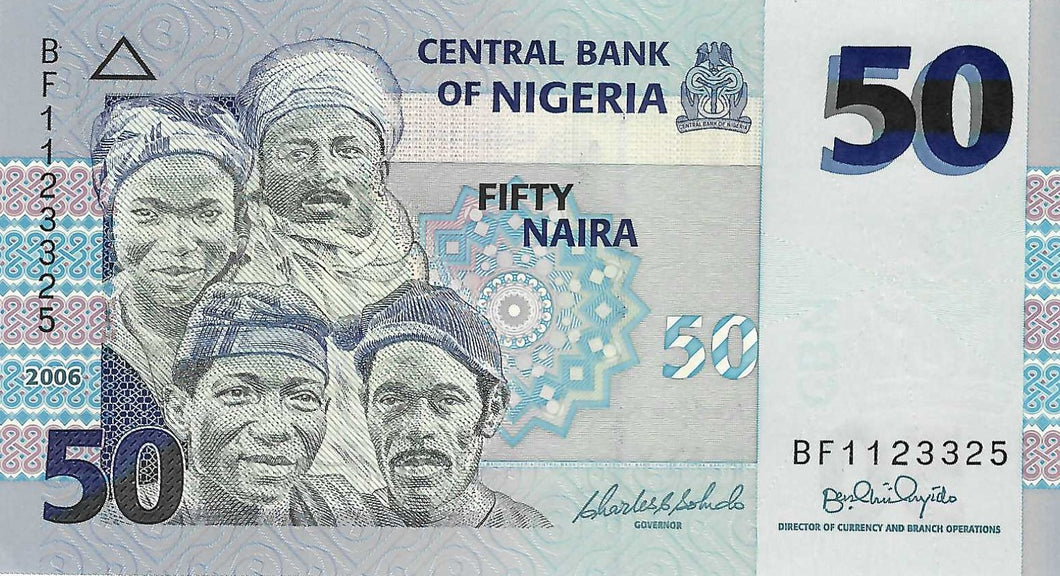 Nigeria / P-35a / 50 Naira / 2006