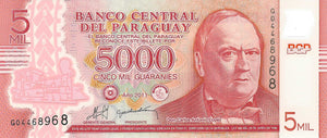 Paraguay / P-234 / 5'000 Guaranies / 2011 / POLYMER-PLASTIC