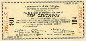 Philippines / P-S631 / 10 Centavos / 13.01.1942