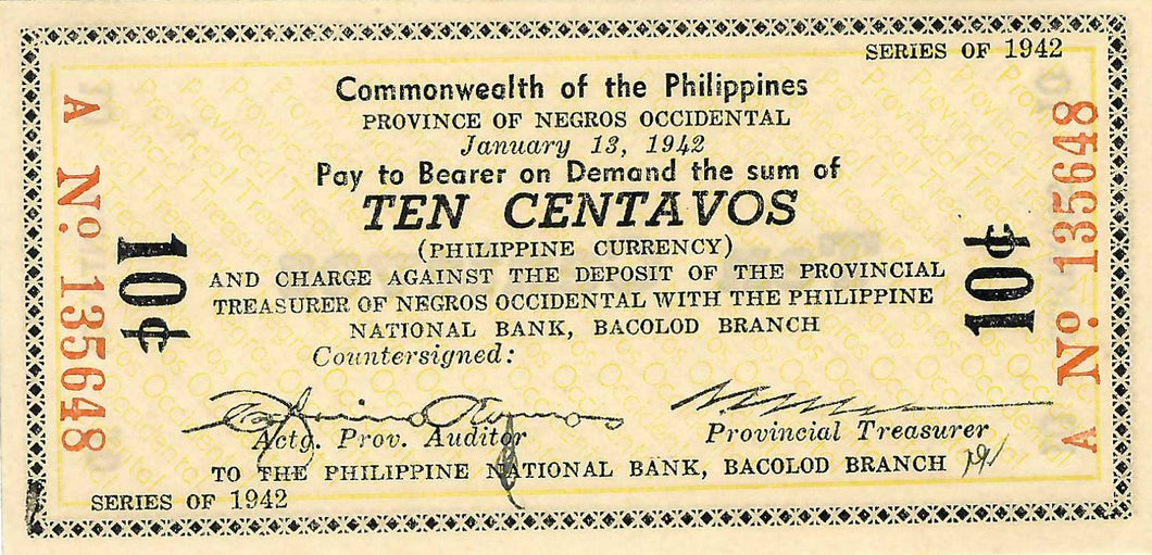 Philippines / P-S631 / 10 Centavos / 13.01.1942