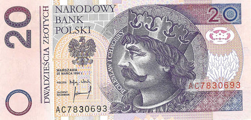 Poland / P-174a / 20 Zlotych / 25.03.1994